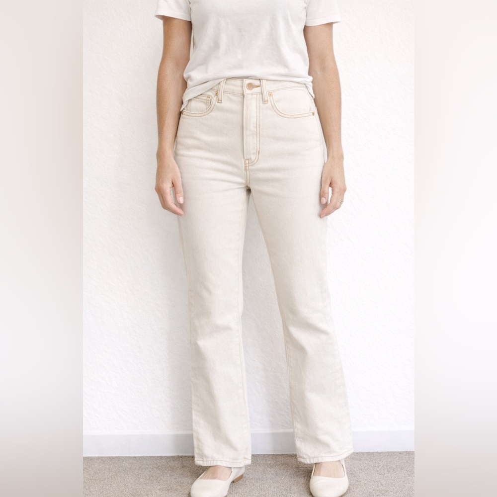 Tory Burch Classic Cream Women's Jeans size 28